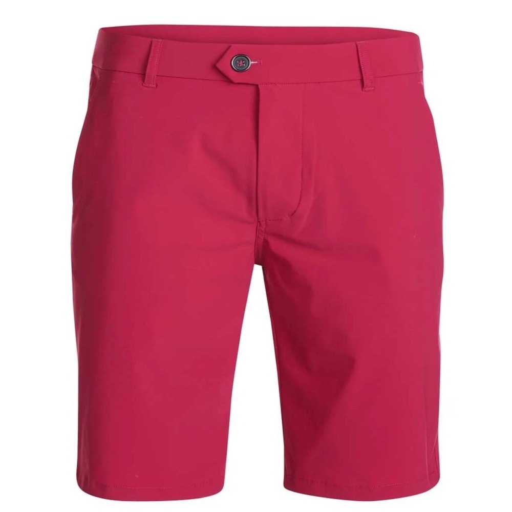 Greyson Mens Pink Montauk Golf Shorts Performance Stretch Technical Preppy 38